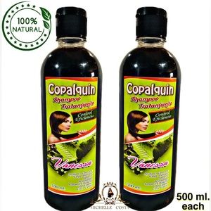 2 BOTTLES, HAIR REGROWTH SHAMPOO COPALQUIN, SULFATE & PARABEN FREE, 100% NATURAL
